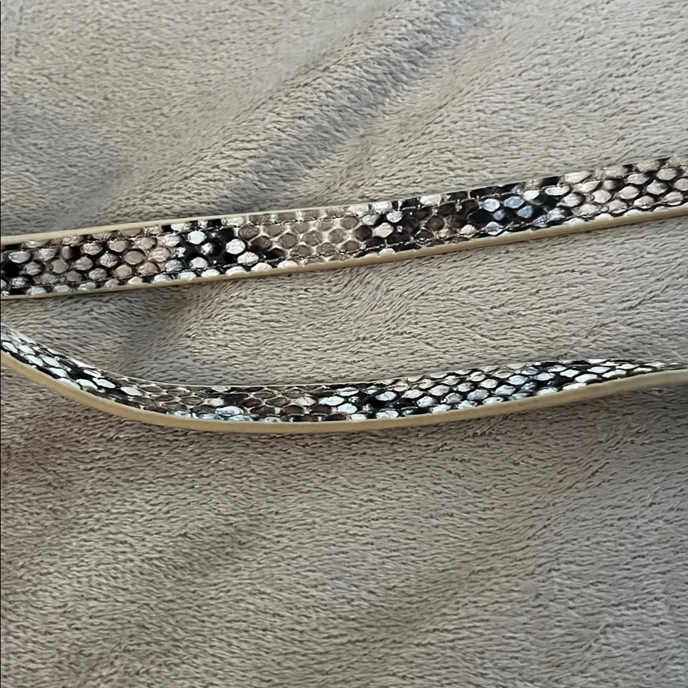 Clear crossbody bag snake skin details NWOT - Picture 4 of 4